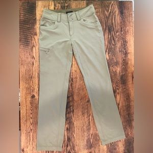 Marmot Light Olive Hiking Pants—Size 6–Very Good Condition